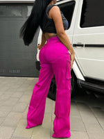 Load image into Gallery viewer, Flap Pocket Side Cargo Pants
