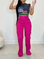 Load image into Gallery viewer, Flap Pocket Side Cargo Pants
