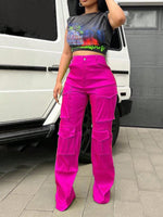Load image into Gallery viewer, Flap Pocket Side Cargo Pants

