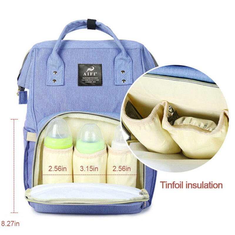 Mummy Maternity Nappy Diaper Bag Large Changing Baby Travel Backpack Handbag