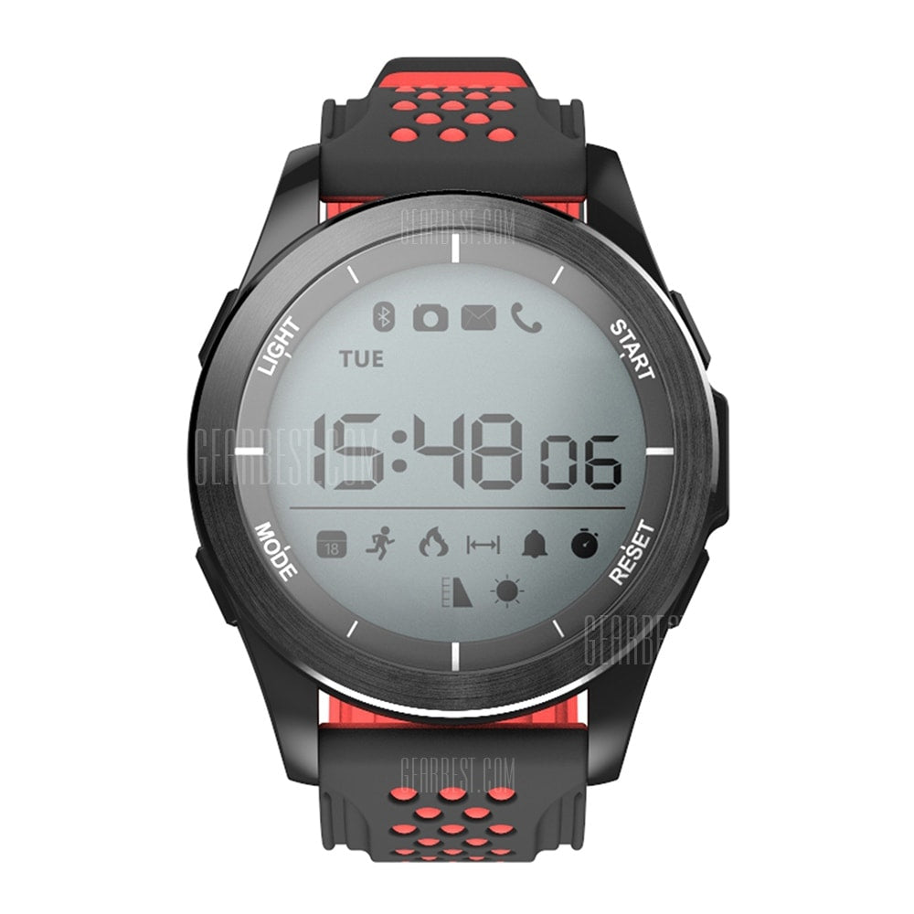 NO.1 F3 Sports Smartwatch, Color - BLACK / RED