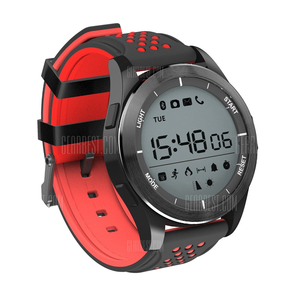 NO.1 F3 Sports Smartwatch, Color - BLACK / RED