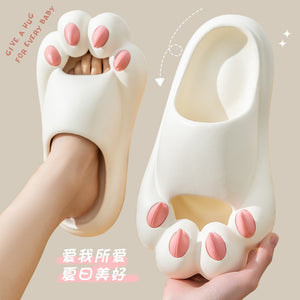 2023 Summer Women Eva Cloud Slippers Femme Cute Cat Claw Sense Indoor Home House Sandals Chinelo Nuvem Slides Free Shipping - Women&#39;s Slippers