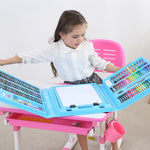 Load image into Gallery viewer, 208 PCS Kid Draw Set Colored Pencil Crayon Watercolors Pens With Drawing Board Drawing Set Toy School Supplies Kid Gifts|Drawing Toys|
