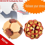 Load image into Gallery viewer, Hot Sale Wooden Intelligence Toy Chinese Brain Teaser Game 3D IQ Puzzle For Kids Adults Understanding Thinking Practical Ability
