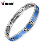 Load image into Gallery viewer, RainSo 2018 New Fashion Epoxy Jewelry Female Magnetic Therapy Bracelet &amp; Bangle Germanium Bio Energy Wristband for Arthritis
