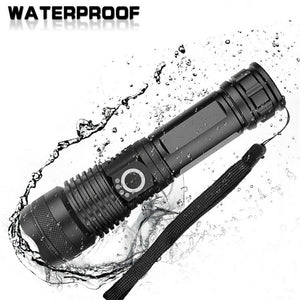 LED Flashlight Zoom Torch