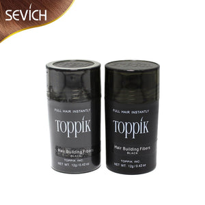 Toppik keratin hair building fibers Thicker Anti Hair Loss Products 12g Concealer Refill Thickening Fiber Hair Powders Growth