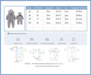 2019 Newborn Baby Winter Hoodie Clothes Polyester Infant Baby Girls Pink Climbing New Spring Outwear Rompers 3m 12m Boy Jumpsuit, Color - grey