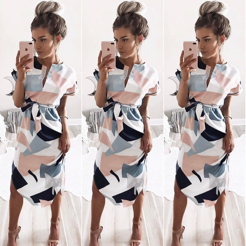 2018 Summer Long Dress Floral Print Boho Beach Dress Tunic Maxi Dress Women Evening Party Dress Sundress Vestidos de festa XXXL