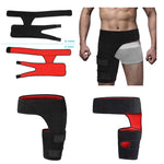 Load image into Gallery viewer, Thigh Support Compression Brace Wrap Black Sprains Therapy Groin Leg Hip Pain Relief
