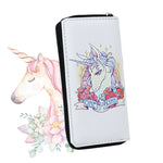 Load image into Gallery viewer, Women Unicorn Wallet Clutch Long Leather Purse Card Holder Phone Zipper Handbags
