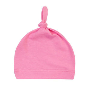 2019 Cotton Newborn Baby Knot Beanies Girls Sleep Caps