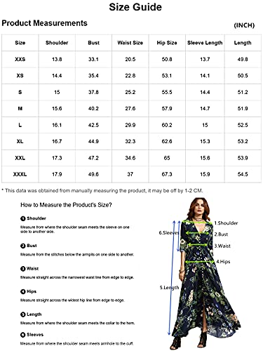 Milumia Women's Button Up Split Floral Print Flowy Party Maxi Dress