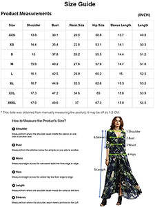 Milumia Women's Button Up Split Floral Print Flowy Party Maxi Dress