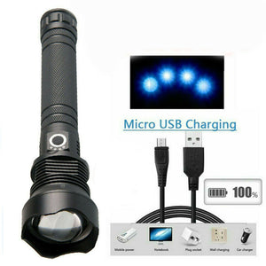 LED Flashlight Zoom Torch