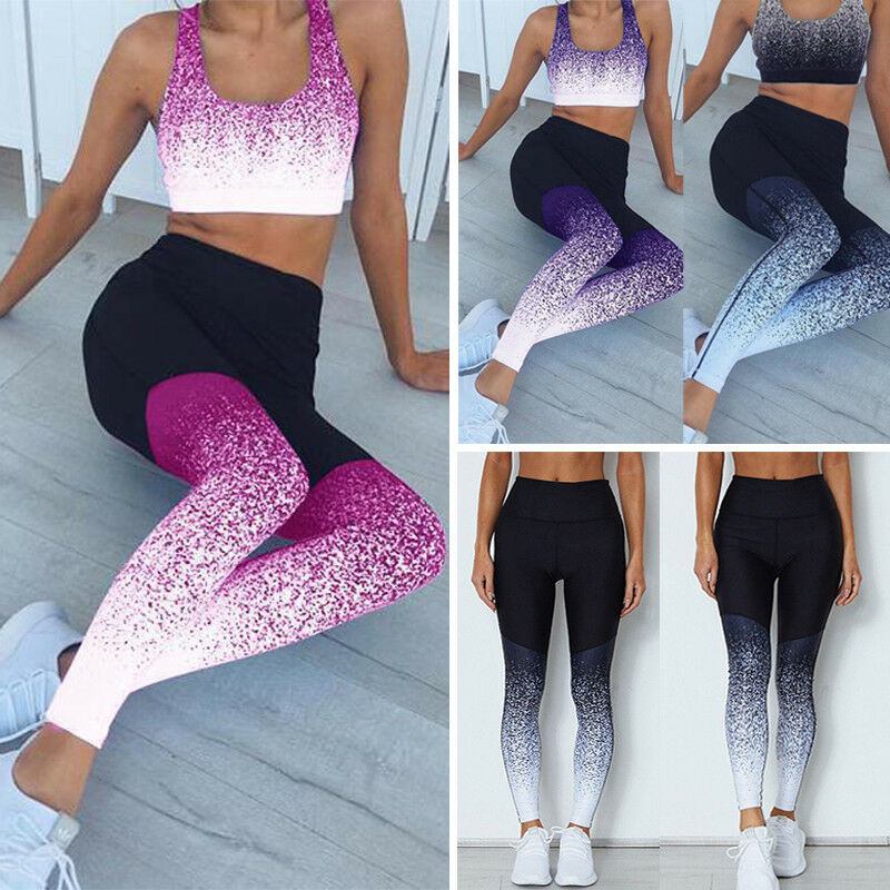 Women Ruched Push Up Leggings Yoga Pants Anti Cellulite Sports Scrunch NEW X285