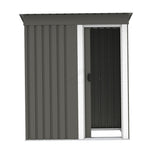 Load image into Gallery viewer, BIRCHTREE New Garden Shed Metal Pent Roof Outdoor Storage With Free Foundation
