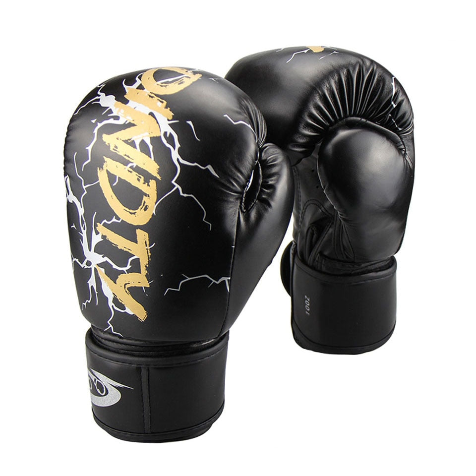 Loogdeel Leather Kick Boxing Gloves