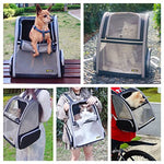 Load image into Gallery viewer, Texsens Innovative Traveler Bubble Backpack Pet Carriers for Cats and Dogs (Black)
