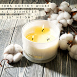 Load image into Gallery viewer, 96NORTH Luxury Vanilla Soy Candles | Large 3 Wick Jar Candle | Up to 50 Hours Burning Time | 100% Natural Soy Wax | Relaxing Aromatherapy Aesthetic Candle | Housewarming Gift for Men and Women
