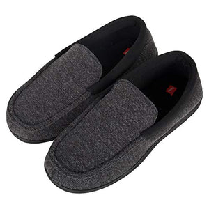 Hanes Men's ComfortSoft Memory Foam Knit Venetian Moccasin Indoor/Outdoor Slipper