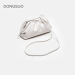 Load image into Gallery viewer, Women Simple Dumplings Messenger Bag Designer Retro Fashion Pouch Female Crossbody Shoulder Bag Clutch Bag 2020 New White Camel on AliExpress
