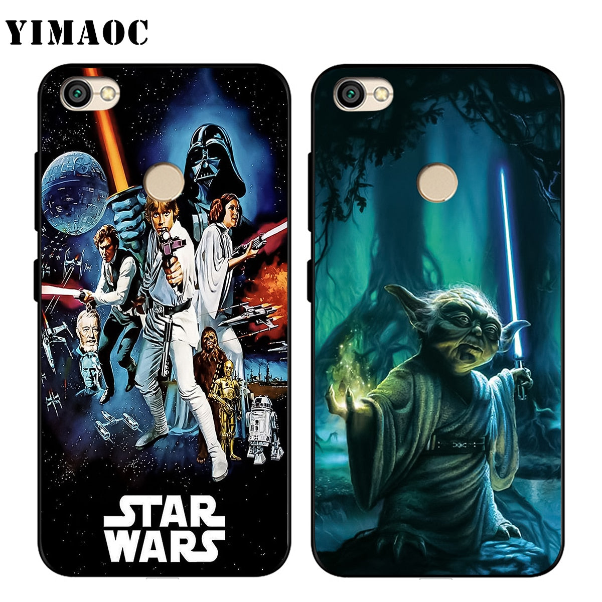 YIMAOC Star Wars Darth Vader Yoda The Force Awakens Soft Silicone Case for Xiaomi Redmi Note 4 4x 4a 5 5a 6 Pro Prime Plus