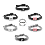 Load image into Gallery viewer, New arrival Noproblem woven pattern stylish and lightweight antifatigue sports charms silicone bracelet wristband bangles|Hologram Bracelets
