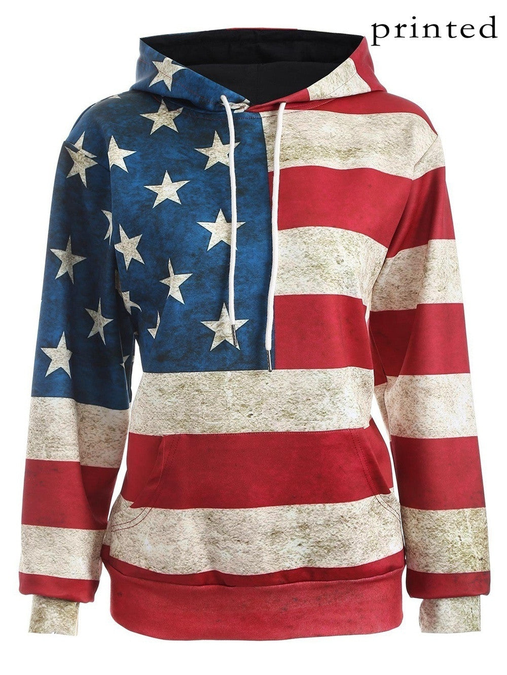 Fashion 3d Print American Flag Man Hoodies Pullover Men Sweatshirts Hip Hop Hoodies Big Size XXXL