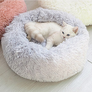 Dog Pet Bed Kennel Round