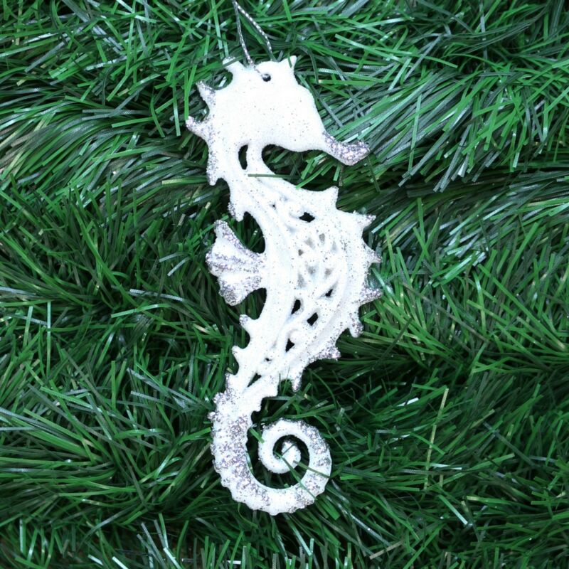 Ivory White Christmas Tree Pendant Baubles Fairy Snowflake Santa Decorations