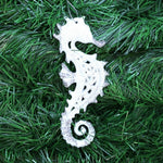 Load image into Gallery viewer, Ivory White Christmas Tree Pendant Baubles Fairy Snowflake Santa Decorations
