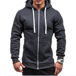 Load image into Gallery viewer, Spring Fall Male Cardigan Full Zip Hoodie Long Sleeve Hooded Sweatshirt Tech Fleece Plus Size Coat Jacket Warm Jumper Outwear
