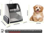 Load image into Gallery viewer, Texsens Innovative Traveler Bubble Backpack Pet Carriers for Cats and Dogs (Black)
