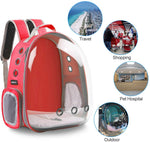 Load image into Gallery viewer, BEIKOTT Cat Backpack Carriers Bag, Dog Backpack, Pet Bubble Backpack for Small Cats Puppies Dogs Bunny, Airline-Approved Ventilate Transparent Capsule Backpack for Travel, Hiking and Outdoor Use
