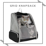 Load image into Gallery viewer, Texsens Innovative Traveler Bubble Backpack Pet Carriers for Cats and Dogs (Black)
