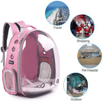 Load image into Gallery viewer, BEIKOTT Cat Backpack Carriers Bag, Dog Backpack, Pet Bubble Backpack for Small Cats Puppies Dogs Bunny, Airline-Approved Ventilate Transparent Capsule Backpack for Travel, Hiking and Outdoor Use
