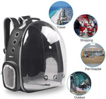 Load image into Gallery viewer, BEIKOTT Cat Backpack Carriers Bag, Dog Backpack, Pet Bubble Backpack for Small Cats Puppies Dogs Bunny, Airline-Approved Ventilate Transparent Capsule Backpack for Travel, Hiking and Outdoor Use
