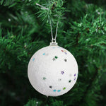 Load image into Gallery viewer, Ivory White Christmas Tree Pendant Baubles Fairy Snowflake Santa Decorations
