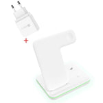 Load image into Gallery viewer, Qi Wireless Charger Stand Holder Station 15W Fast Charging Dock For Apple Watch Series 4 3 2 Airpods Iphone 11 Pro Max XS MAX XR
