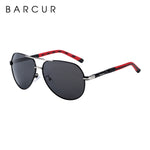 Load image into Gallery viewer, BARCUR Aluminum Magnesium Men&#39;s Sunglasses Men Polarized Coating Mirror Glasses oculos Male Eyewear Accessories For Men|men sunglasses|men sunglasses polarizedmirror glasses
