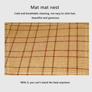 Summer Cooling Mats Cat Bed Dog Bed Dog Sofa Pet Mats Cat House Ice Pad Dog Sleeping Mats Cool Cold Bamboo Fiber Cat Bed New|Cat Beds & Mats|