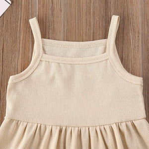 Newborn Baby Boys Girls Summer Outfits Infant Ribbed Knitted Cotton Short Sleeve T-Shirt + Shorts Two Piece Clothes Set