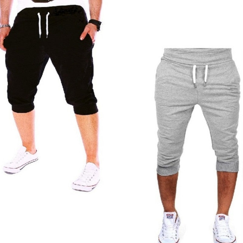 New Fashion New Summer Men Casual Sweatpants Shorts Slim Short Fitness Clothing Bodybuilding Men Shorts Brand Men Clothing XXXL|Casual Shorts