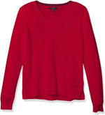 Load image into Gallery viewer, Nautica Women&#39;s Effortless J-Class Long Sleeve 100% Cotton V-Neck Sweater
