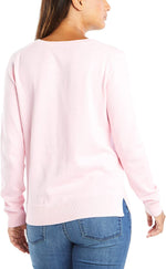 Load image into Gallery viewer, Nautica Women&#39;s Effortless J-Class Long Sleeve 100% Cotton V-Neck Sweater
