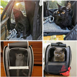 Load image into Gallery viewer, Texsens Innovative Traveler Bubble Backpack Pet Carriers for Cats and Dogs (Black)
