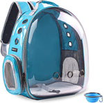 Load image into Gallery viewer, BEIKOTT Cat Backpack Carriers Bag, Dog Backpack, Pet Bubble Backpack for Small Cats Puppies Dogs Bunny, Airline-Approved Ventilate Transparent Capsule Backpack for Travel, Hiking and Outdoor Use
