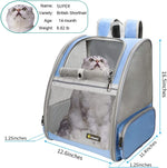 Load image into Gallery viewer, Texsens Innovative Traveler Bubble Backpack Pet Carriers for Cats and Dogs (Black)
